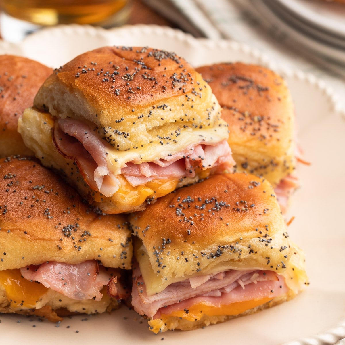 Baked Ham and Cheese Sliders