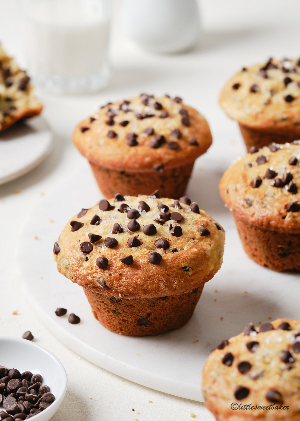 Bakery Style Chocolate Chip Muffins