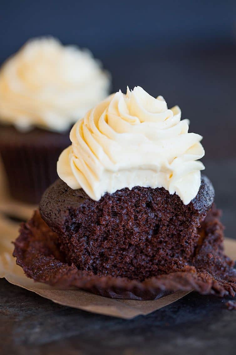 Chocolate Buttercream Cupcakes