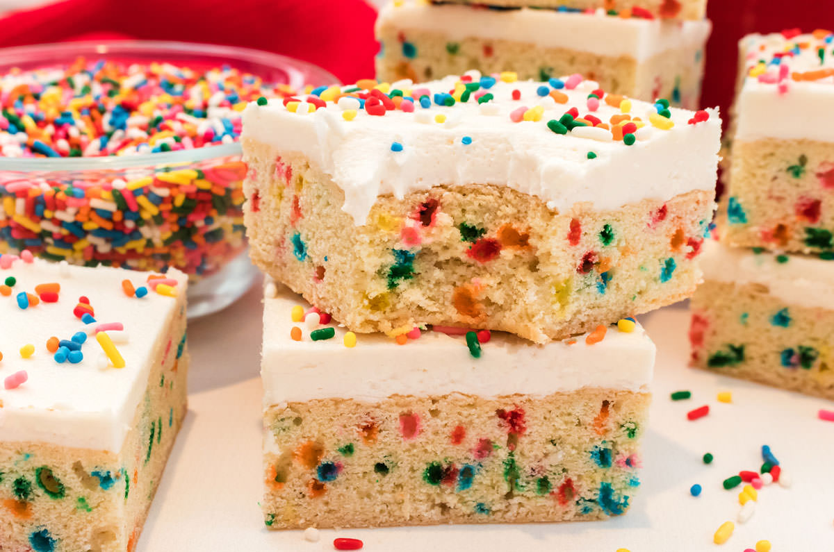 Confetti Sprinkles Sugar Cookie Bars