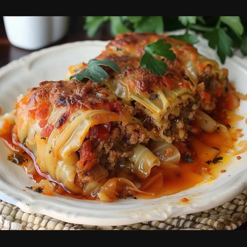 Deconstructed Cabbage Rolls
