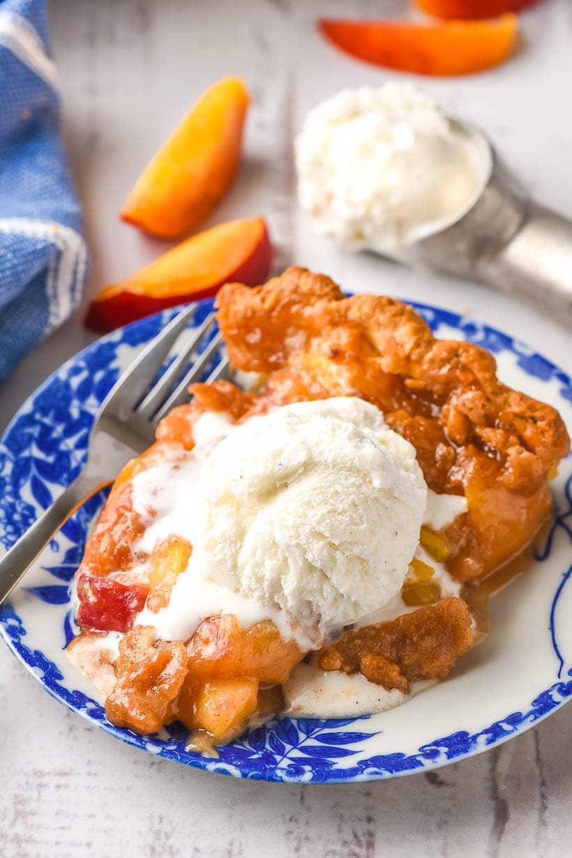 Peach Crumb Pie